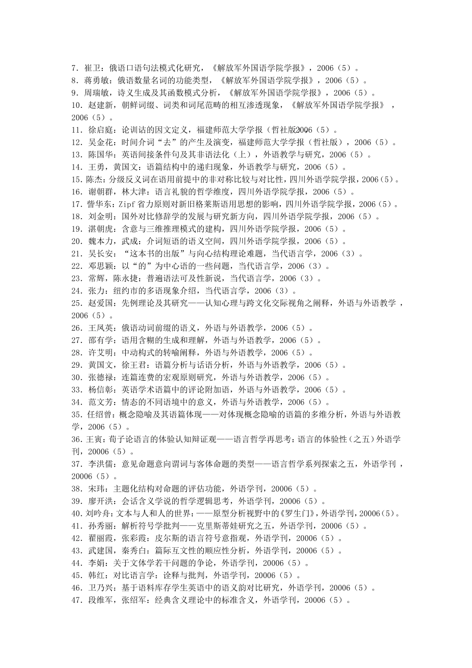 外语类核心期刊论文目录分类索引_第2页