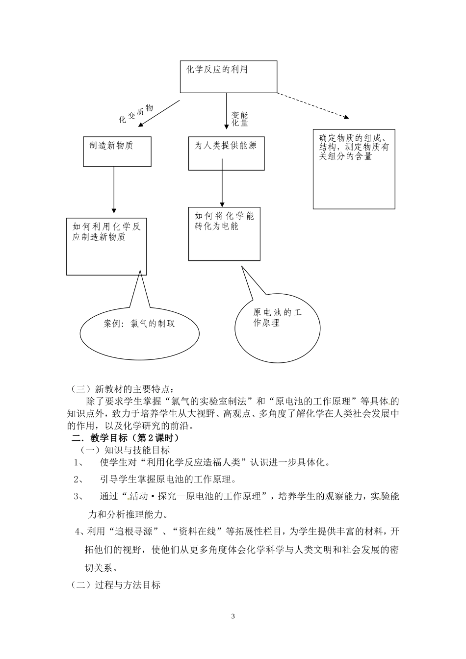 第三节 化学反应的利用 教案_第3页