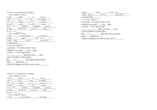 七年级英语五月份周清