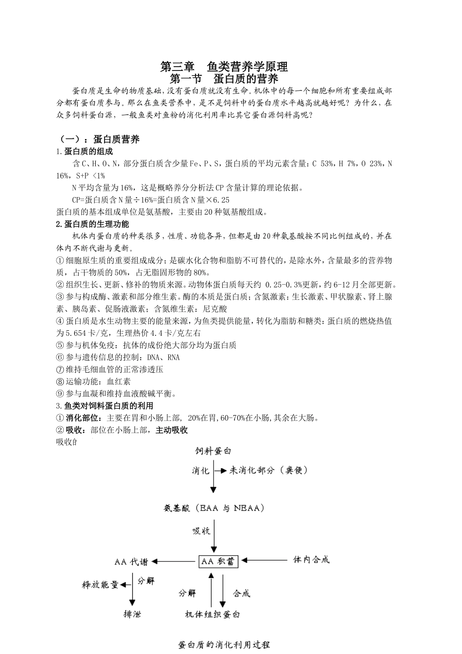 第三章  鱼类营养学原理蛋白质营养影响蛋白质消化率因素_第1页