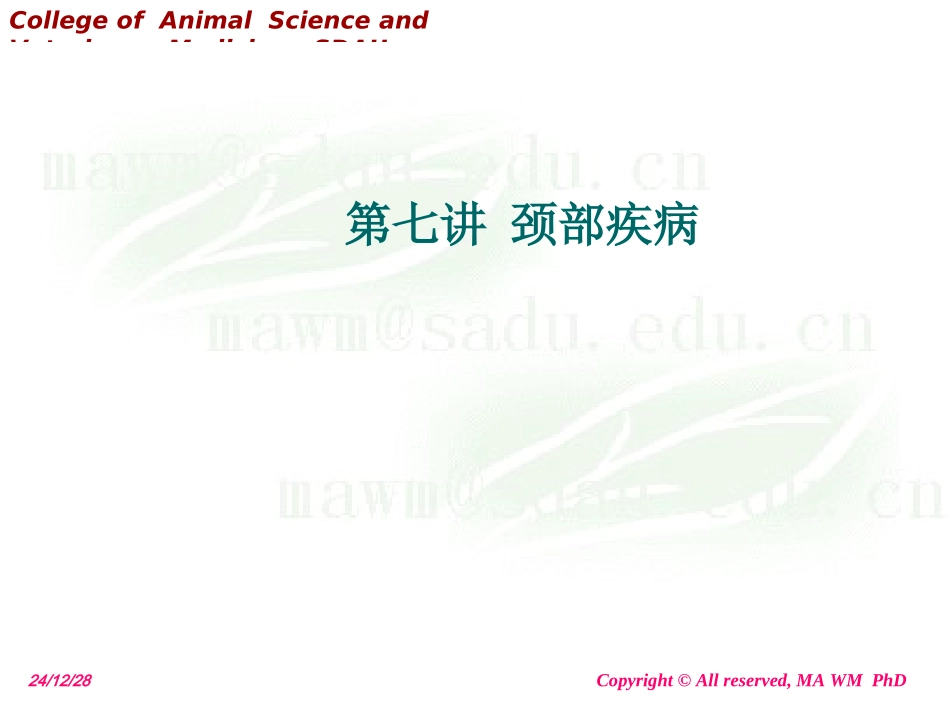 第七讲 颈部疾病_第1页