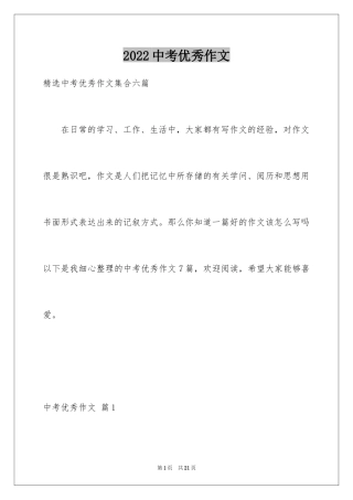 2024中考优秀作文_42