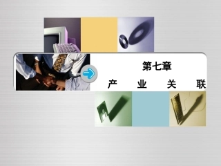 第七章产业关联1