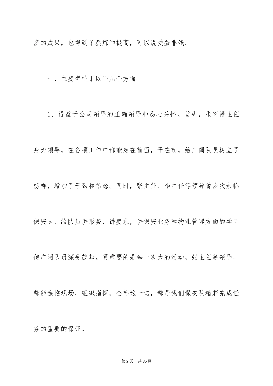 2024保安个人工作总结_30_第2页