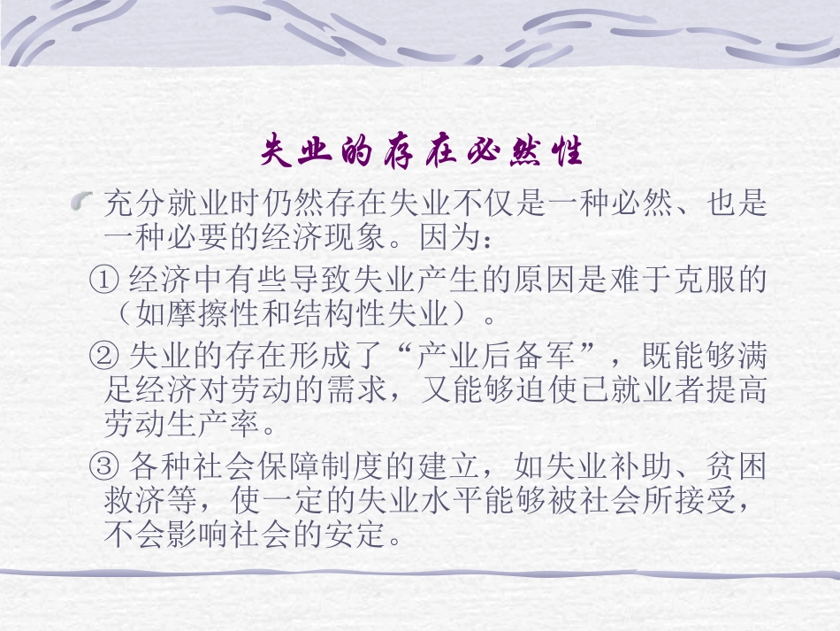 第七章  失业和通货膨胀理论_第2页