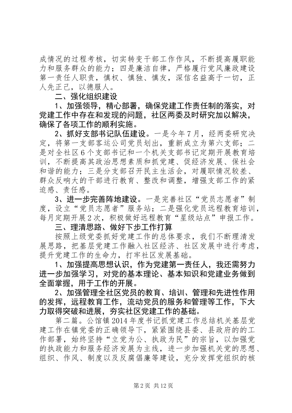 书记党建工作总结_第2页