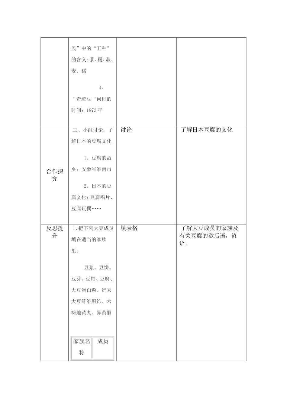 第一节不断扩大的大豆家族教学设计_第3页