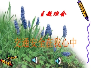 安全教育班会《交通安全在我心中》PPT课件