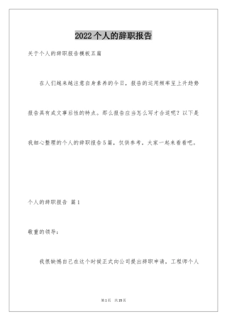 2024个人的辞职报告_171