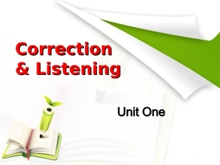 短文改错及听力材料