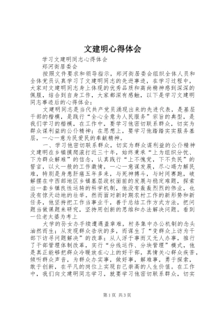 文建明心得体会 
