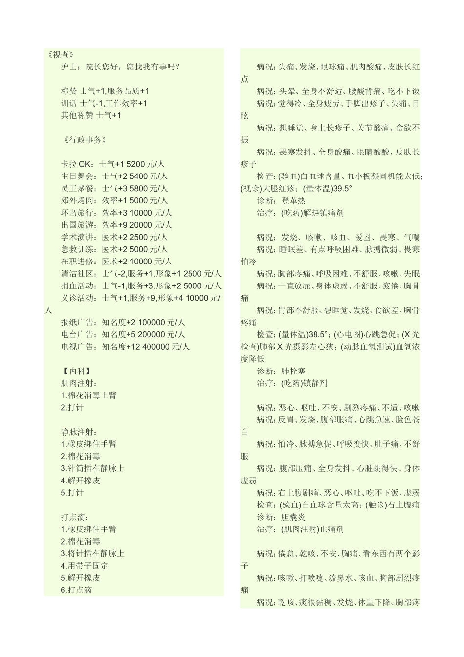 疯狂医院病历_第1页