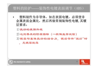 电镀工艺及过程审核简介