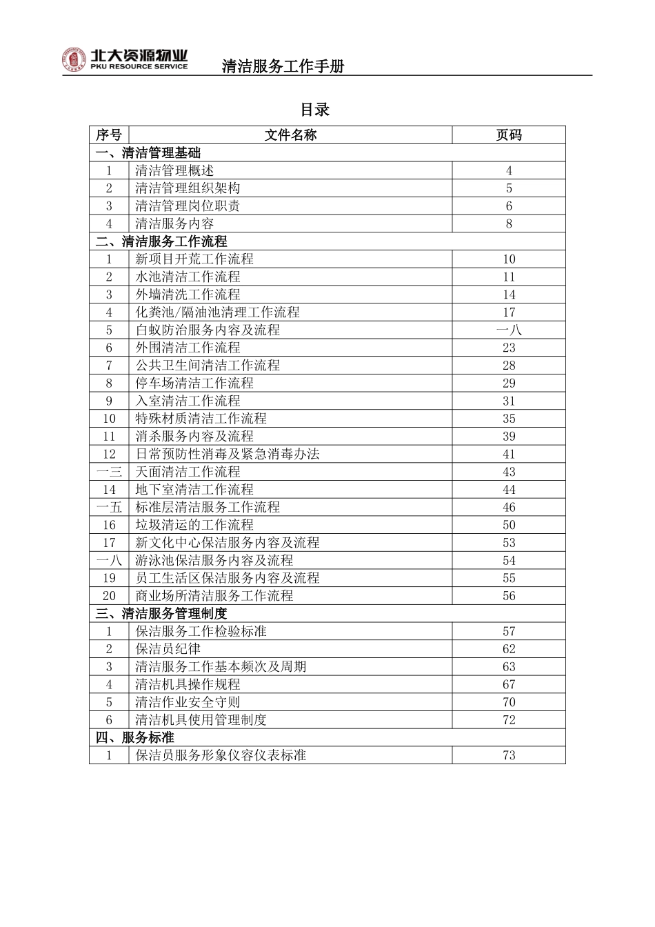 清洁服务工作手册_第2页