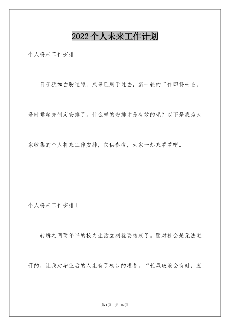 2024个人未来工作计划_第1页