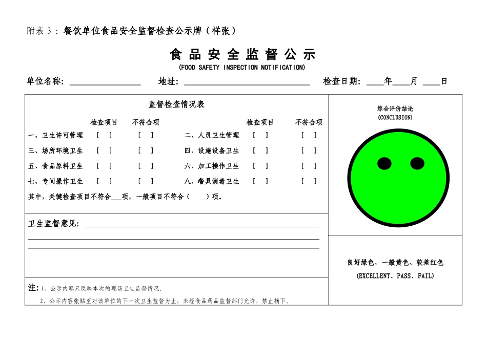 上海市餐饮单位监管工作规范(试行)_第1页