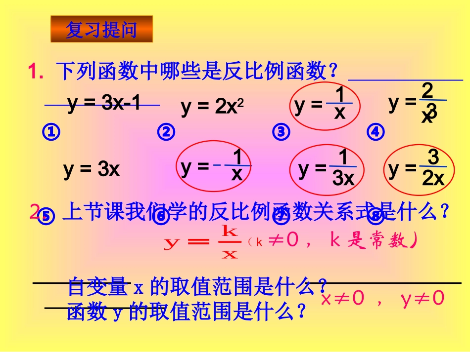 反比例函数图像性质_第2页