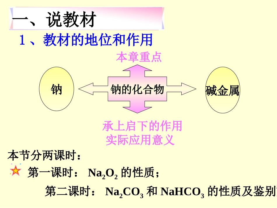 《过氧化钠》说课(全国优质课比赛获奖作品)_第3页
