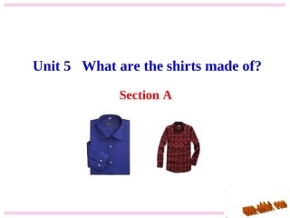 2014年秋人教版九年级英语Unit5Section_A-1_课件