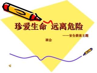 珍爱生命-远离危险