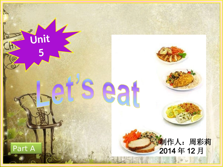 pep小学三年级英语上册Unit5_Let's_eat课件_第1页