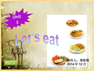pep小学三年级英语上册Unit5_Let's_eat课件