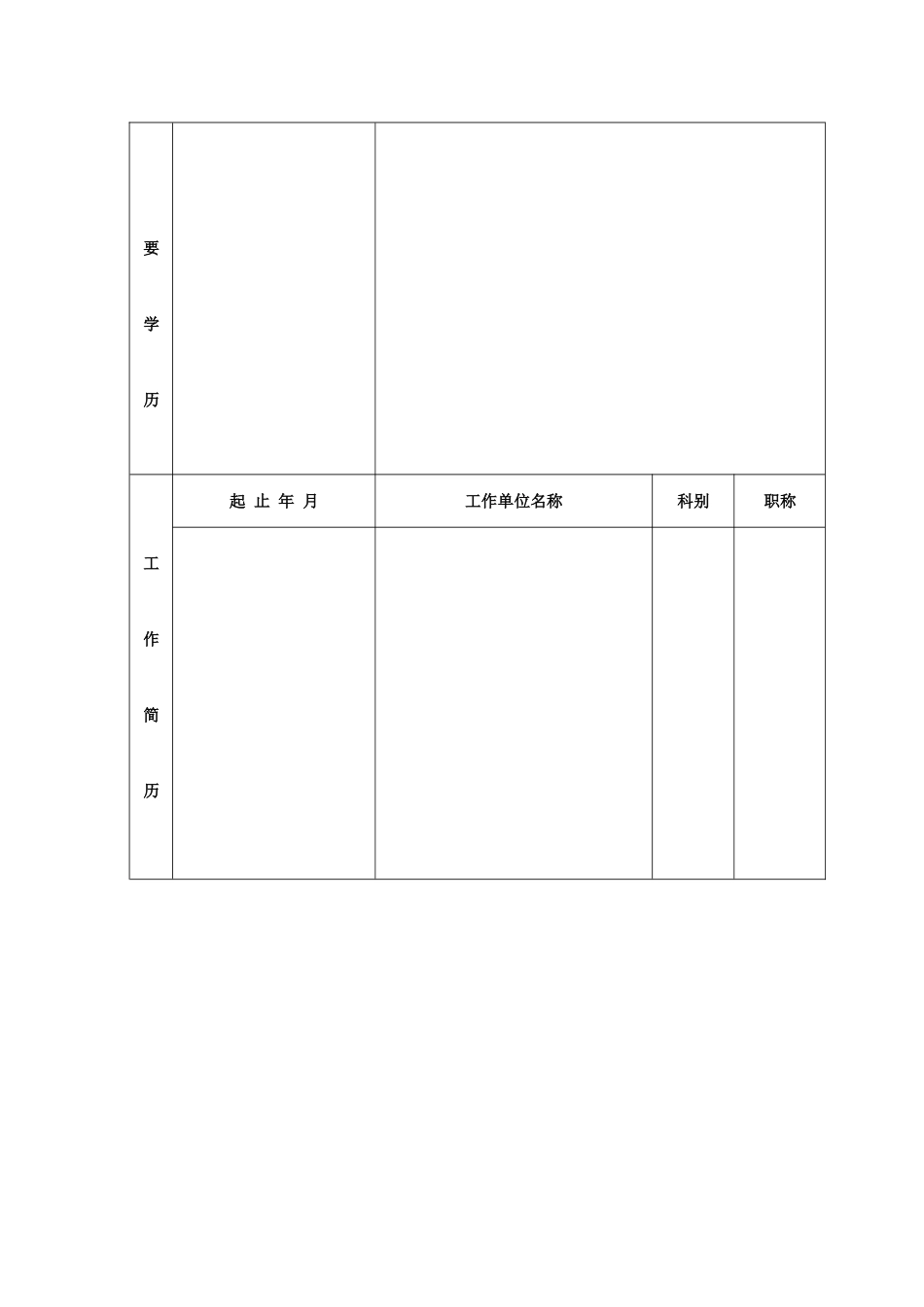 湘雅二医院进修申请表_第3页