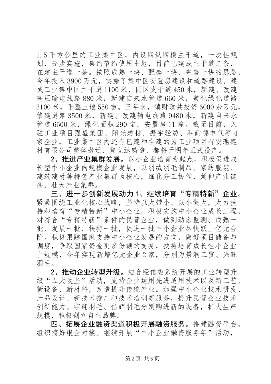 乡镇民营经济工作总结_第2页
