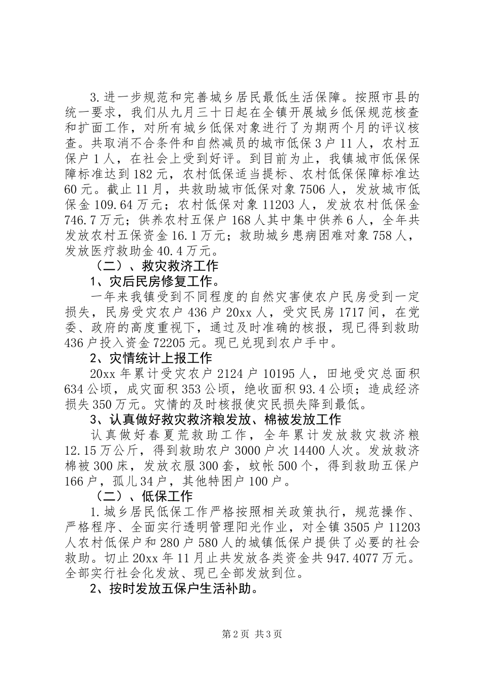 乡镇民政所工作总结_第2页