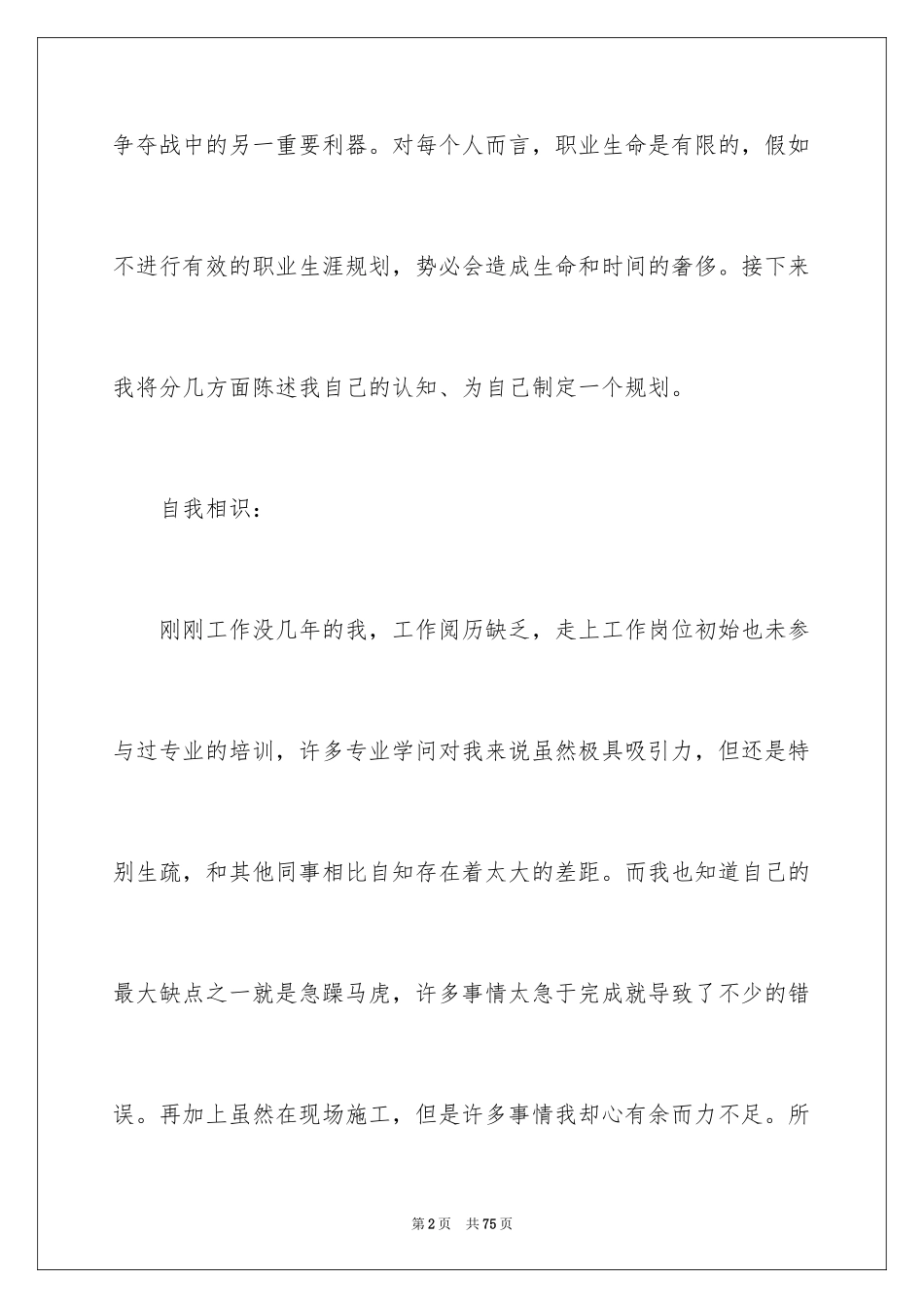 2024个人职业规划_274_第2页