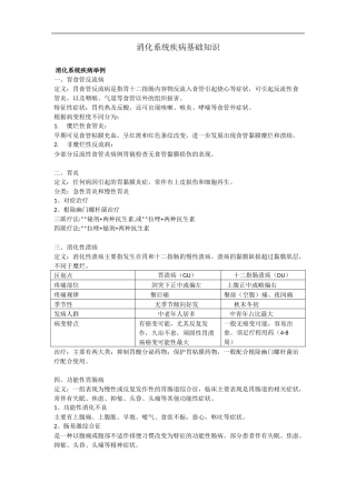 消化系统用药