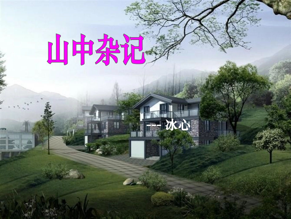 六语文下《山中杂记》_第2页