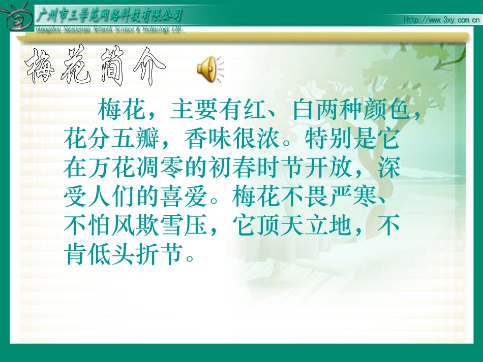 人教版五年级上册语文6《梅花魂》课件_第3页