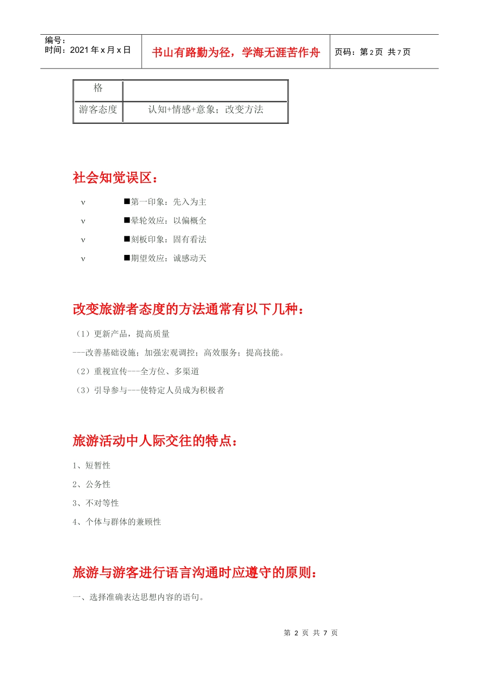 中级导游考试之游客心理_第2页