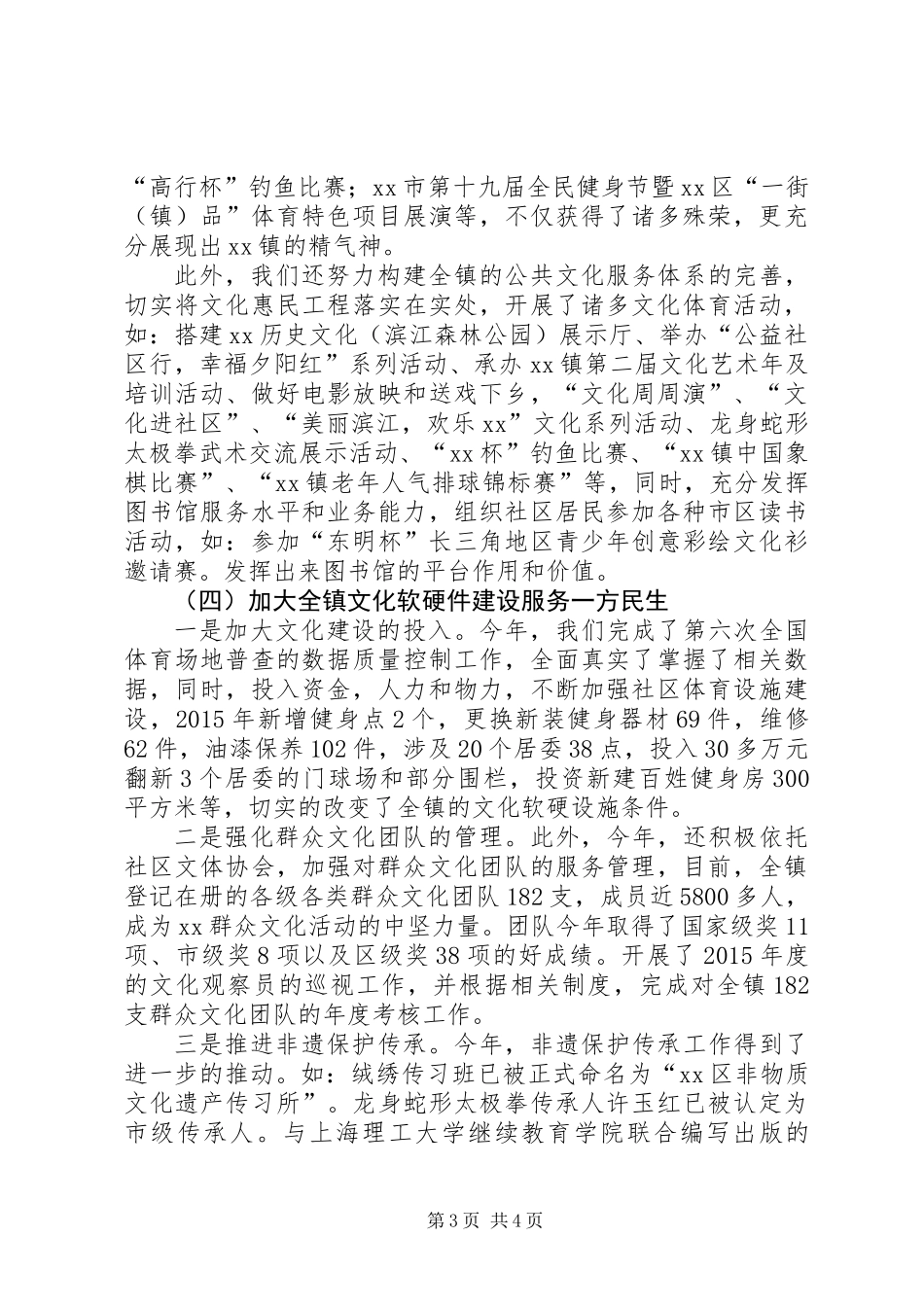 乡镇文广服务中心党支部工作总结_第3页