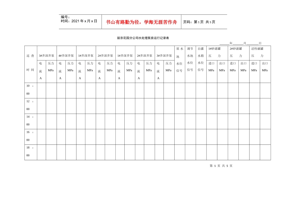 工程部表格补_第1页