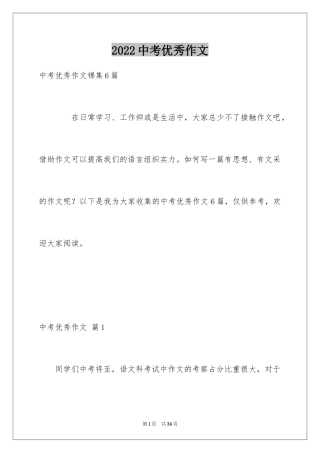 2024中考优秀作文_142