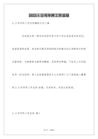 2024it公司年终工作总结_7