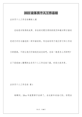 2024业务员个人工作总结_12