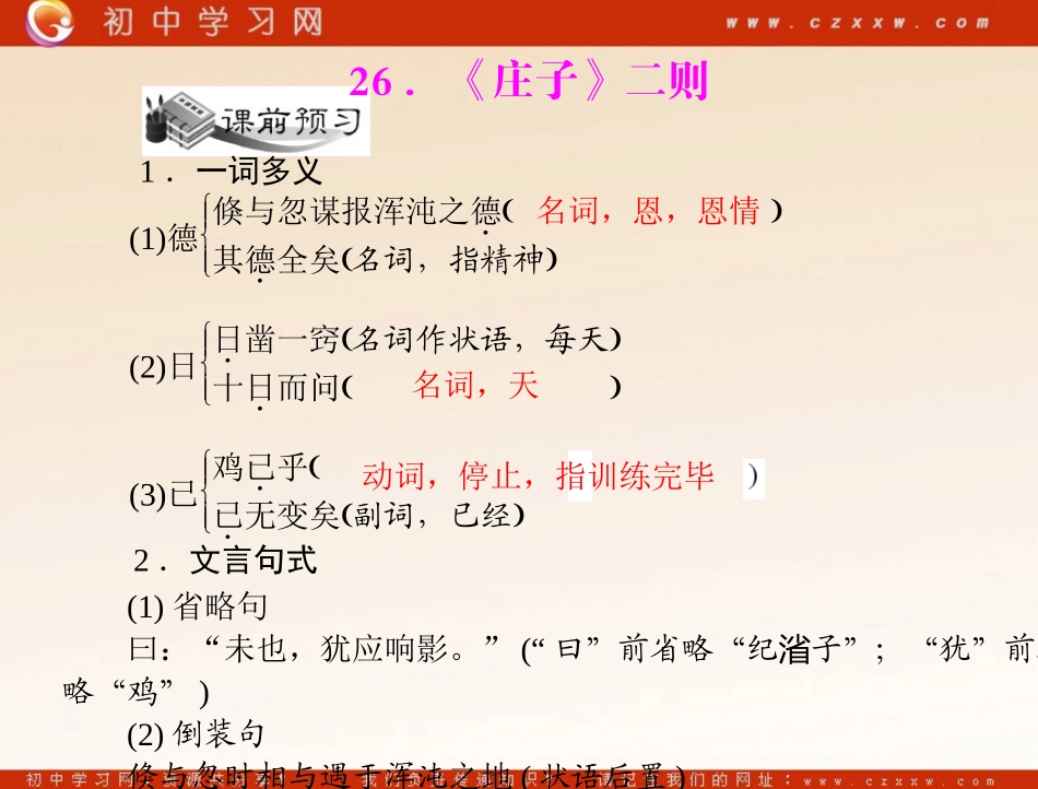 《(庄子)二则》（语文版九年级下）_第2页