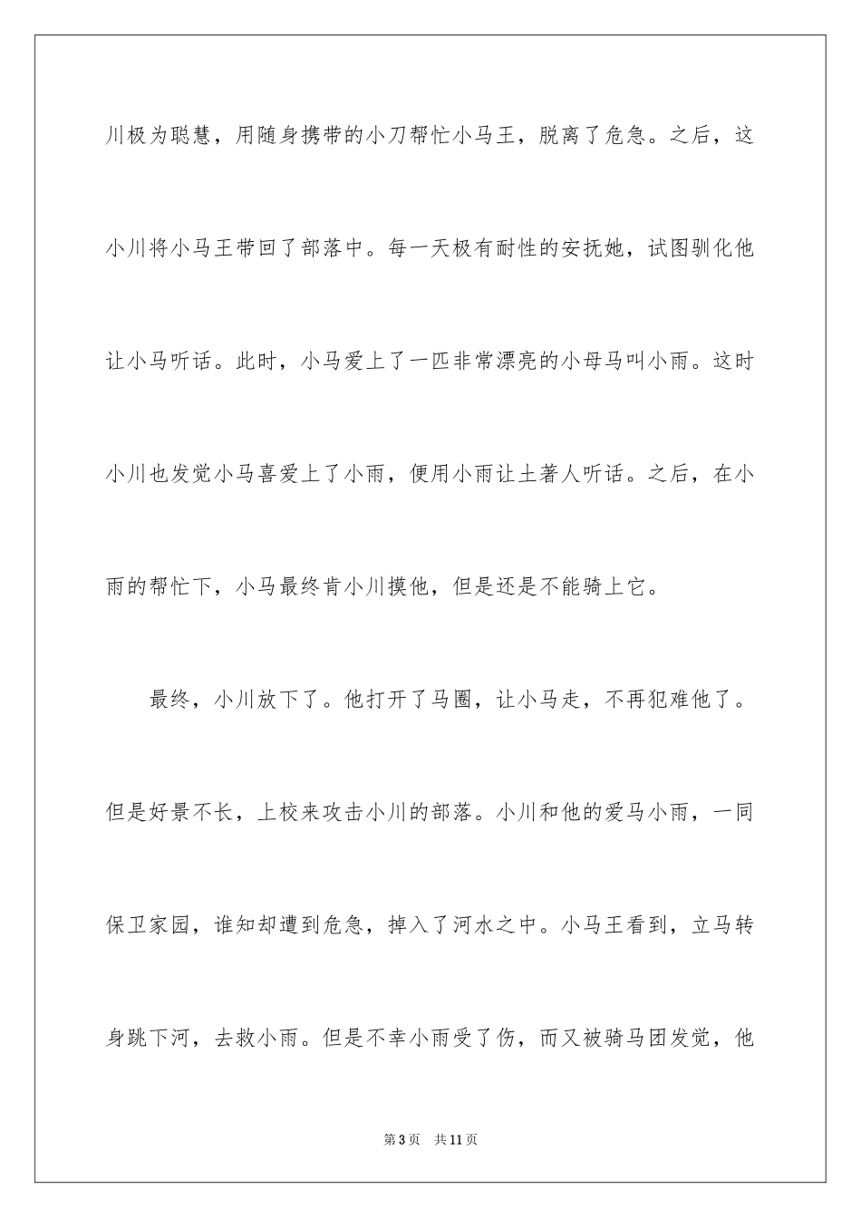 2024《小马王》观后感_3_第3页