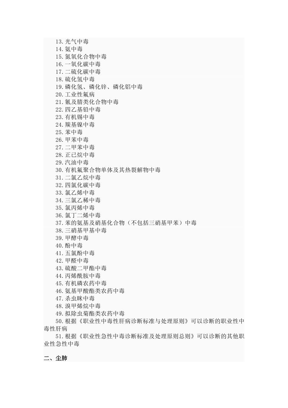 最新2002.4.18职业病范围和职业病患者处理办法的规定_第3页