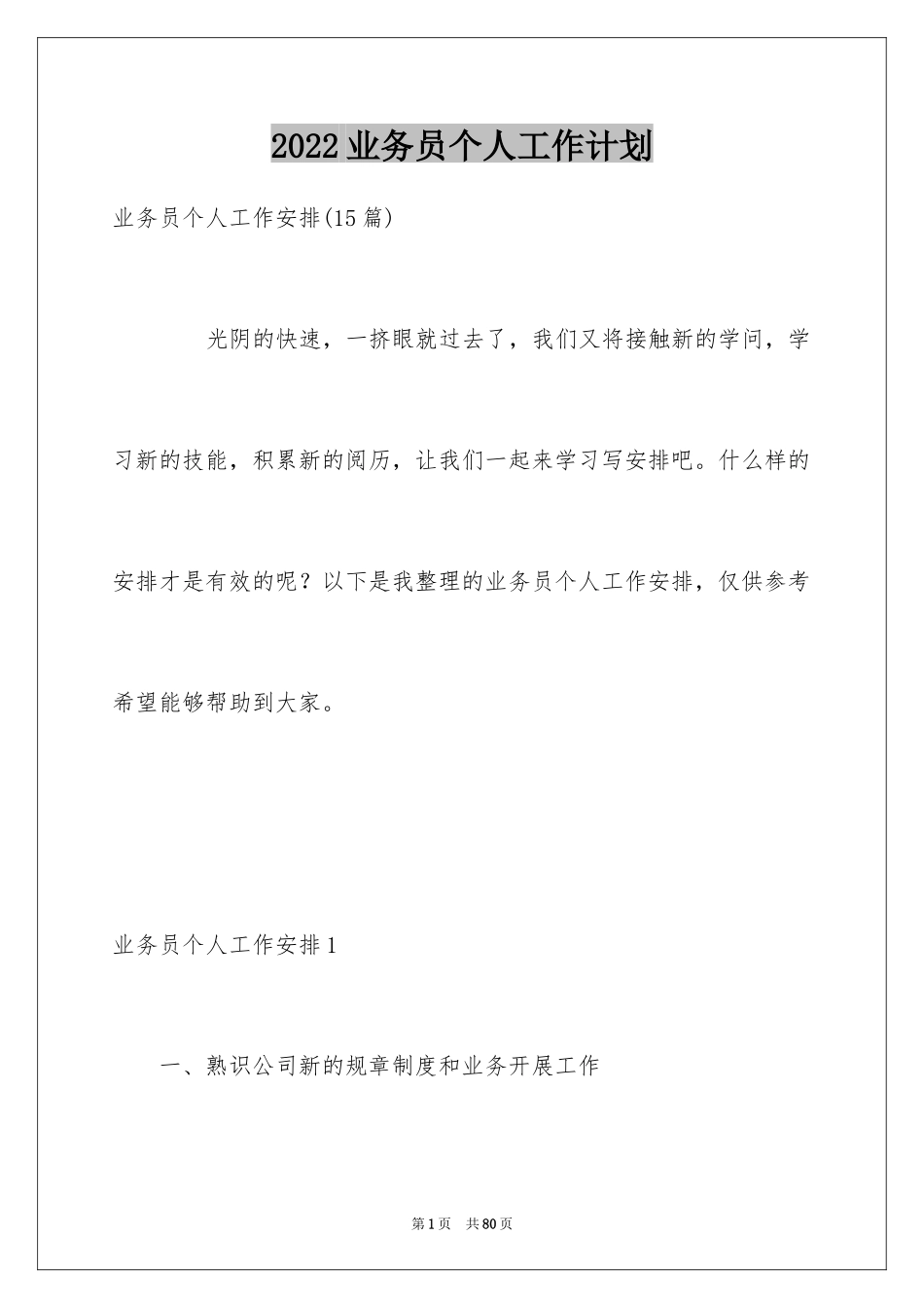 2024业务员个人工作计划_10_第1页