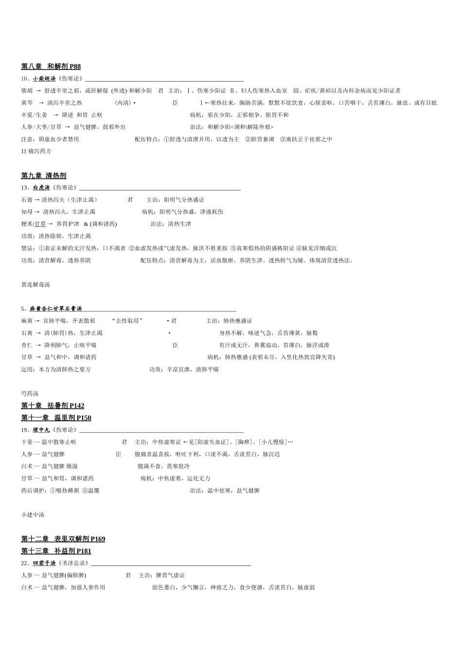方剂学笔记_完美打印版2_第3页