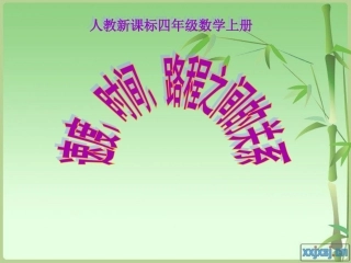 《速度、时间、路程之间的关系》PPT课件[1]