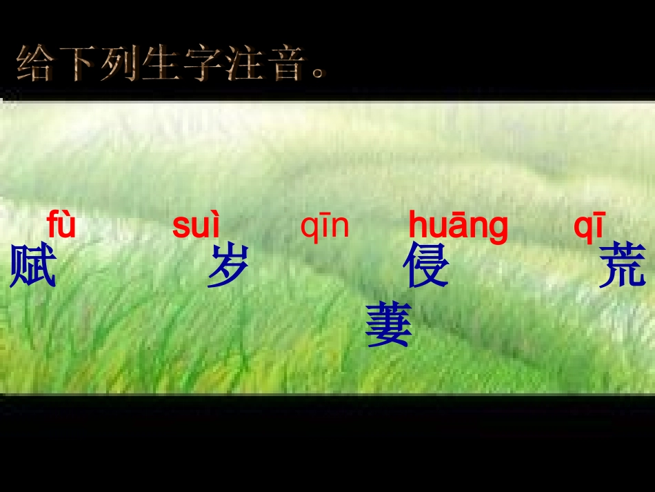《赋得古原草送别》课件_第3页