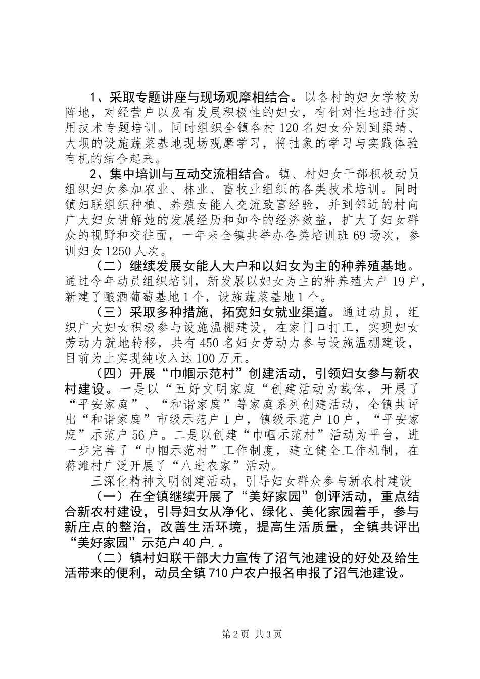 乡镇年度妇联工作总结 (3)_第2页
