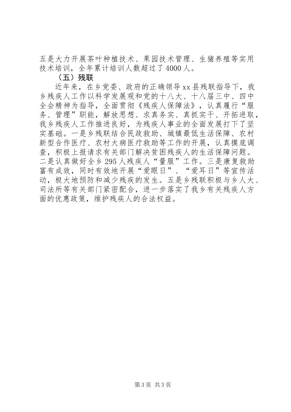 乡镇年度党建群团工作总结_第3页