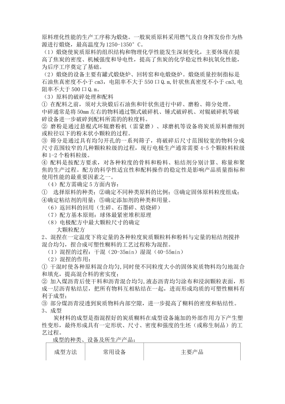 石墨电极的原料及制造工艺_第2页