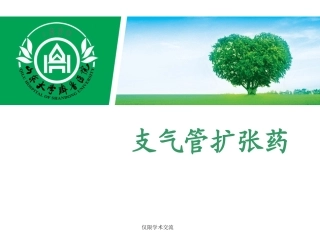 支气管扩张药汇总